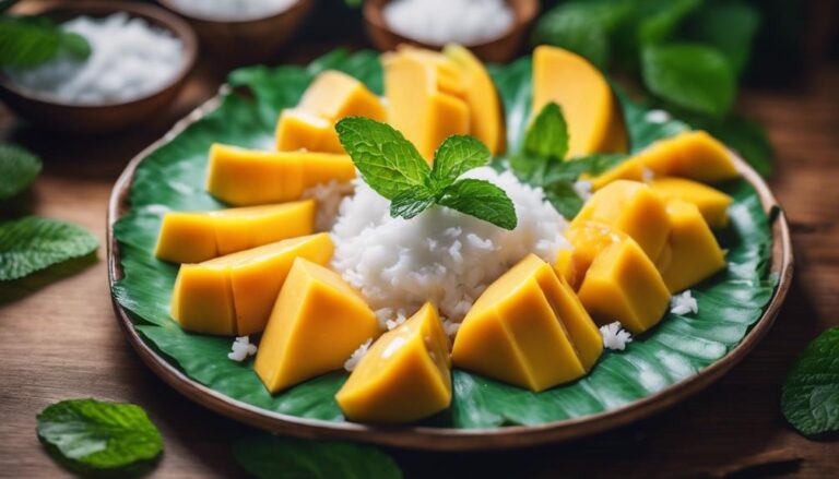 Sous Vide Mango With Sticky Rice