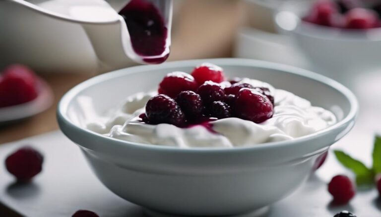 Sous Vide Berry Compote Over Low-Fat Greek Yogurt