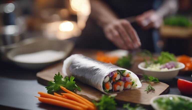 Sous Vide Herring Wrap With Pickled Vegetables