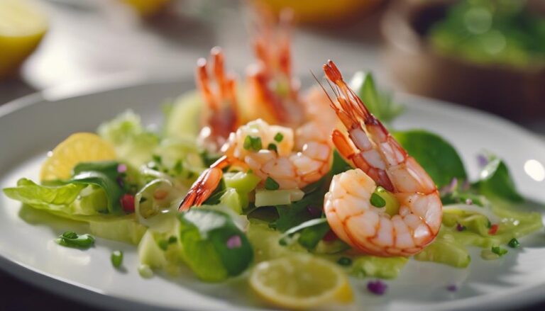 Sous Vide Citrus Shrimp and Avocado Salad