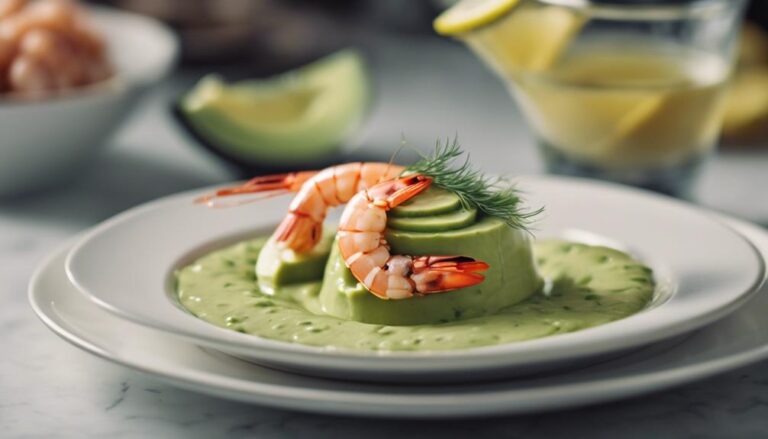 Sous Vide Creamy Shrimp and Avocado Cocktail