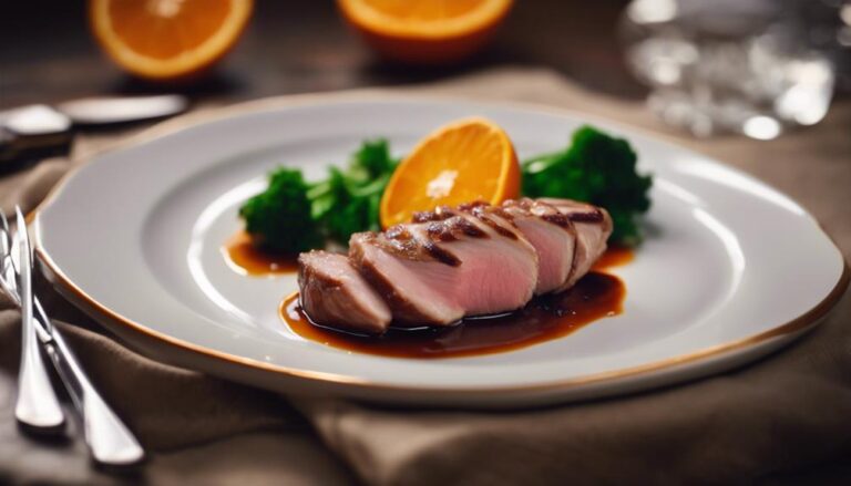 Sous Vide Orange Glazed Duck Breast