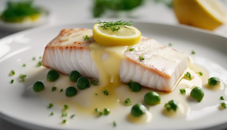 Sous Vide Halibut With Lemon Butter Sauce