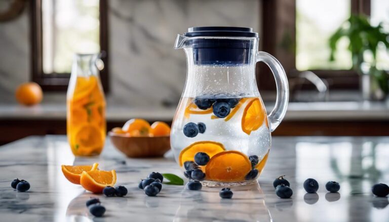 Sous Vide Infused Water With Blueberries and Oranges