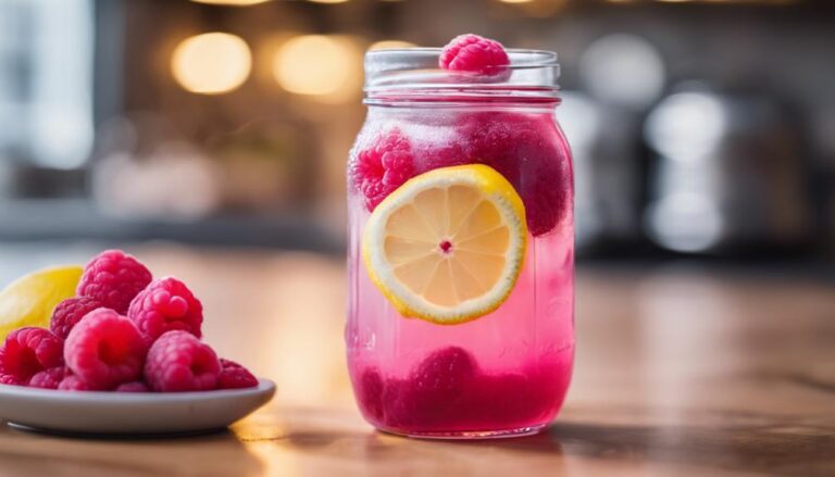 Keto Raspberry Lemonade: Sous Vide Infused