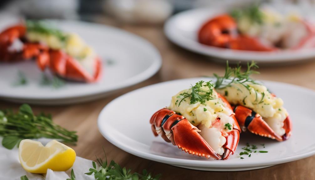 delicious sous vide lobster