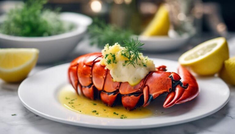 Sous Vide Lobster Tail With Clarified Butter Dip