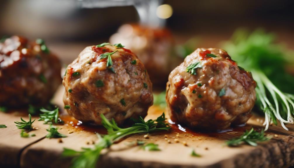 delicious sous vide meatballs