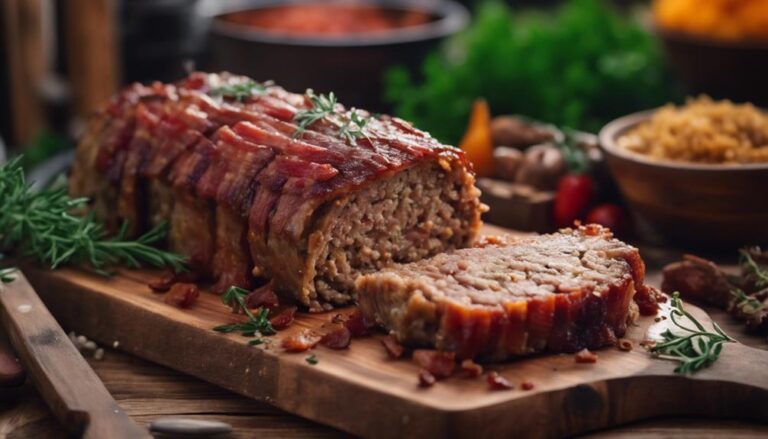 Sous Vide Meatloaf With Bacon Crust