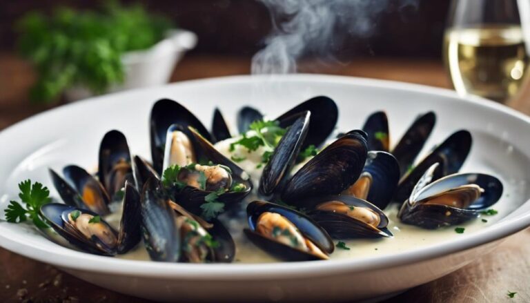 Sous Vide Mussels With a White Wine Garlic Sauce