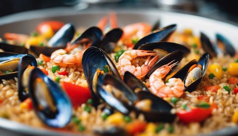 Sous Vide Seafood Paella With Brown Rice