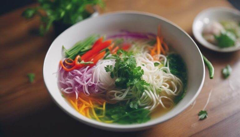 Sous Vide Vegetable Pho With Rice Noodles