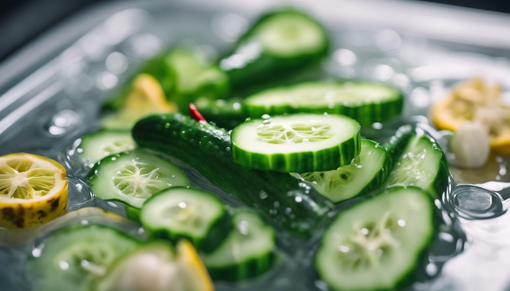 delicious sous vide pickles