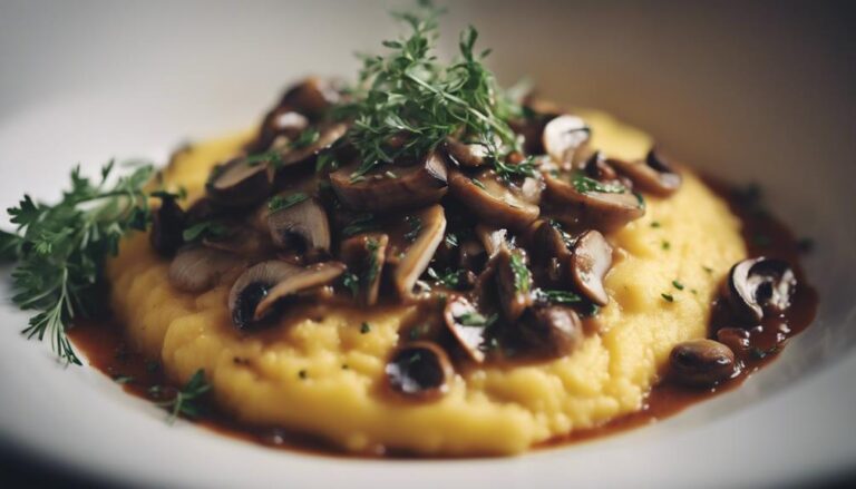 Sous Vide Polenta With Wild Mushroom Ragu