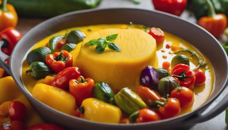 Sous Vide Polenta With Roasted Vegetable Ragout