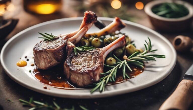 Sous Vide Lamb Chops With Rosemary Infusion