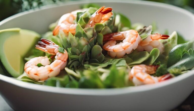 Sous Vide Shrimp and Avocado Salad