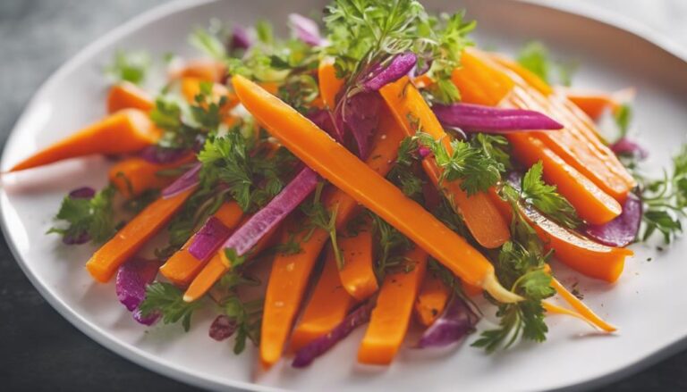 Sous Vide Carrot and Ginger Salad