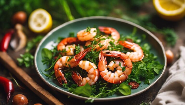 Sous Vide Garlic Shrimp With Chorizo