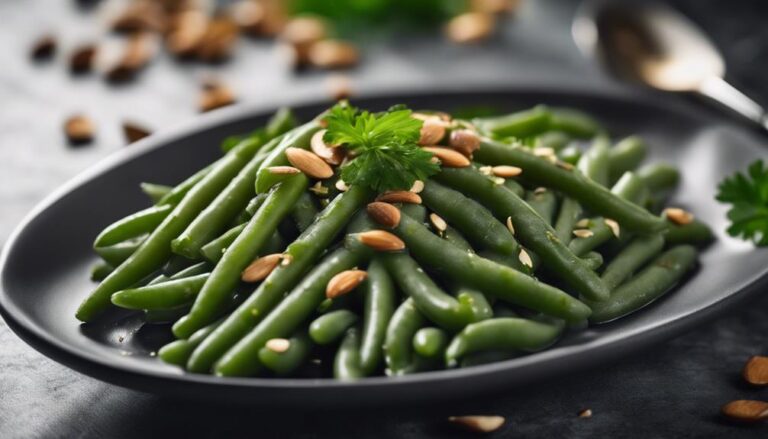 Sous Vide Organic Green Bean Almondine