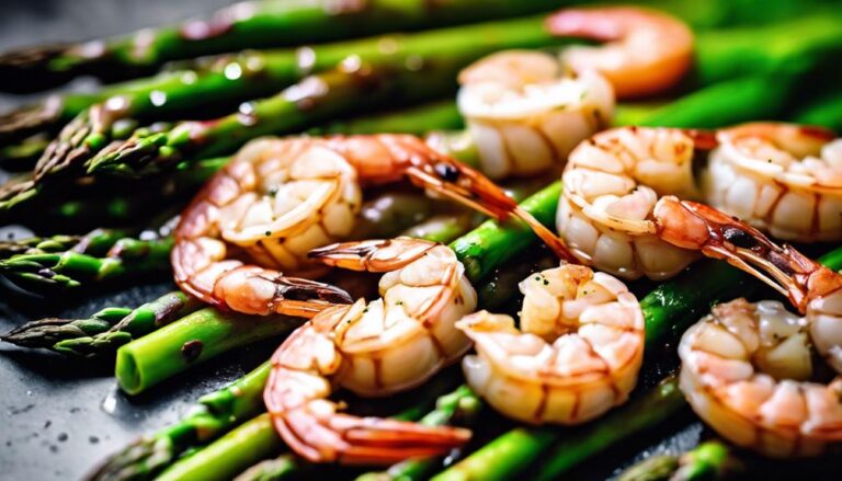 Sous Vide Garlic-Lemon Shrimp With Asparagus