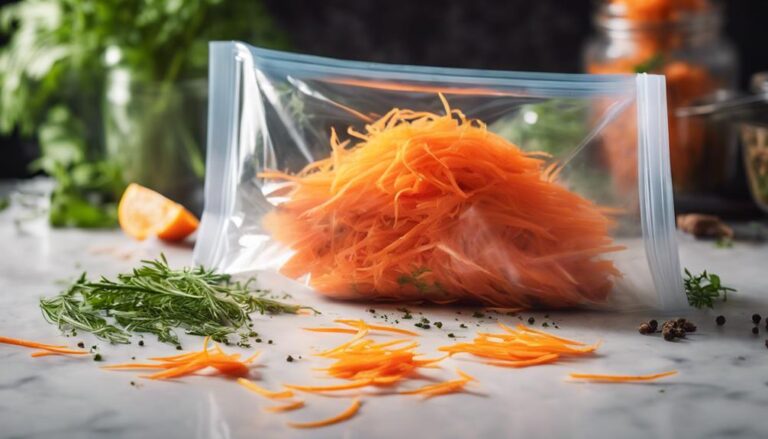 Sous Vide Carrot and Ginger Slaw