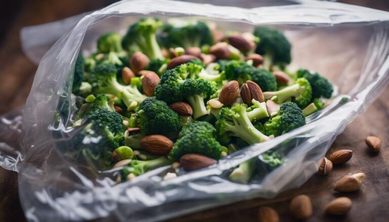 Sous Vide Broccoli Salad With Almonds and Garlic