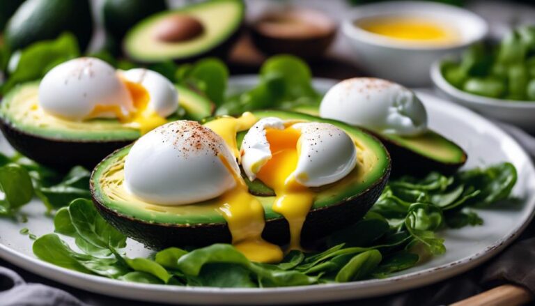 Sous Vide Avocado Boats With Poached Eggs