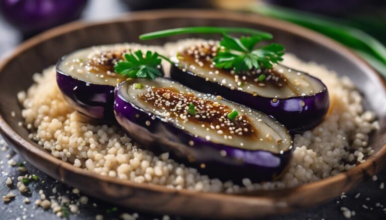 Miso Glazed Sous Vide Eggplant