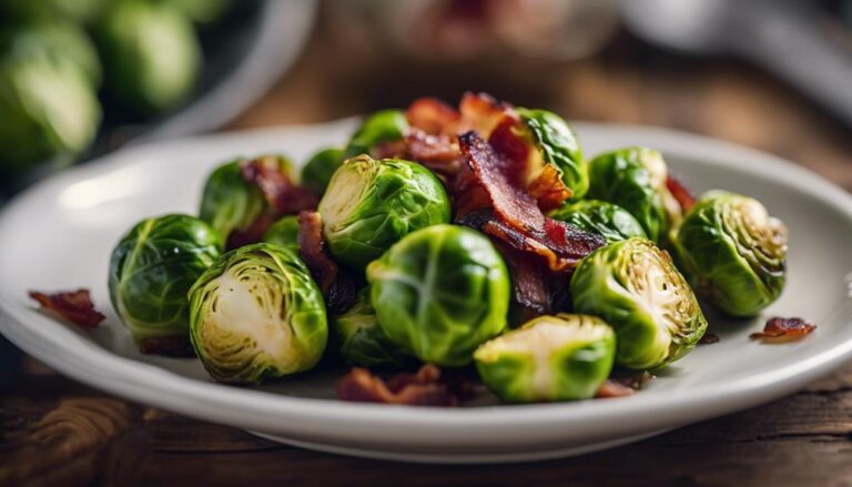 Sous Vide Brussels Sprouts With Bacon Vinaigrette