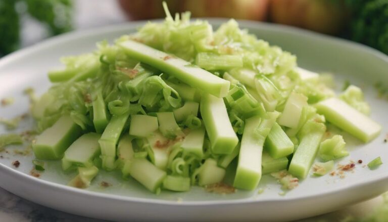 Sous Vide Celery and Apple Slaw