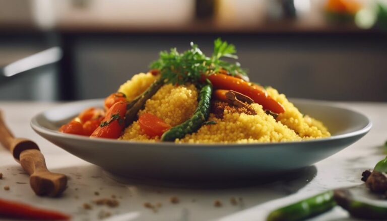 Sous Vide Moroccan Spiced Vegetables Over Couscous