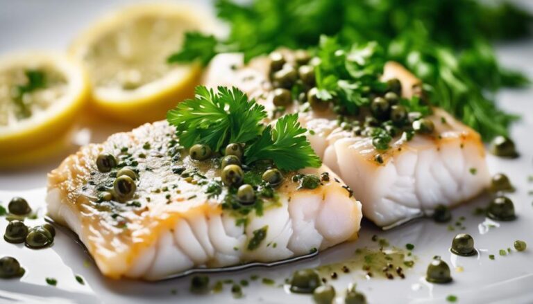 Sous Vide Cod With Parsley and Capers""Sous Vide Deviled Eggs