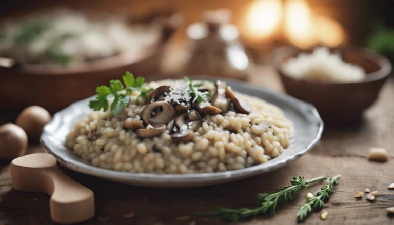 Sous Vide Barley and Mushroom Risotto