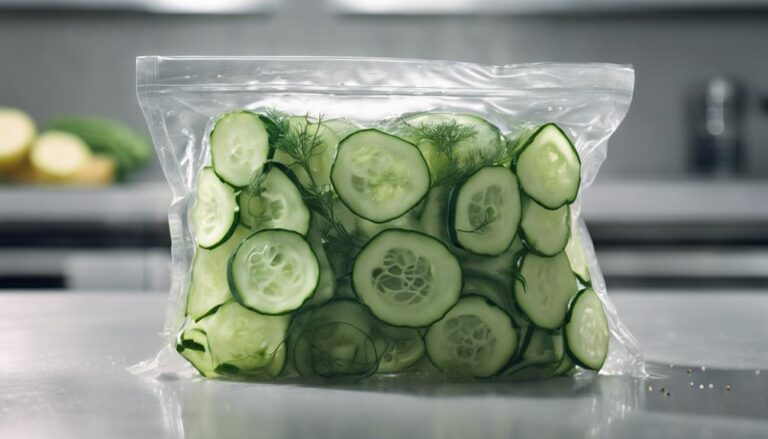 Sous Vide Cucumber and Dill Salad