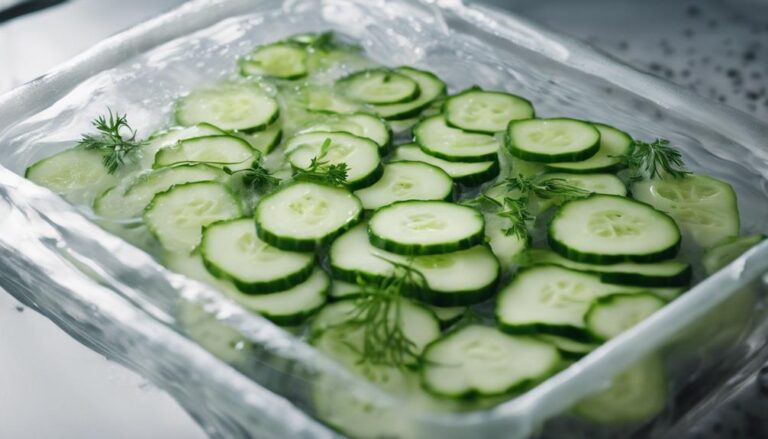 Sous Vide Cucumber and Fresh Herb Salad