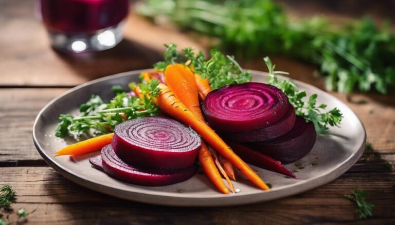 Sous Vide Beet and Carrot Salad With Orange Vinaigrette