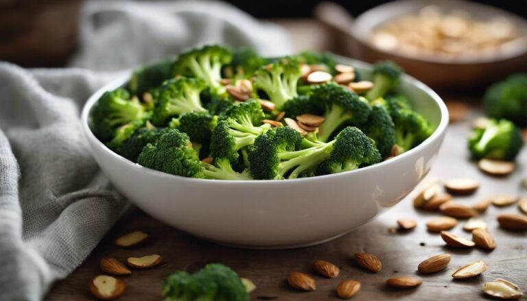 Sous Vide Broccoli and Almond Salad