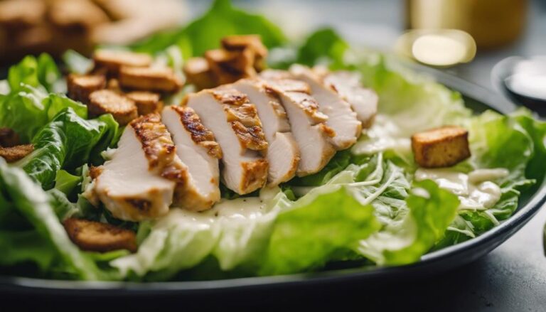 Sous Vide Chicken Caesar Salad With Gluten-Free Croutons