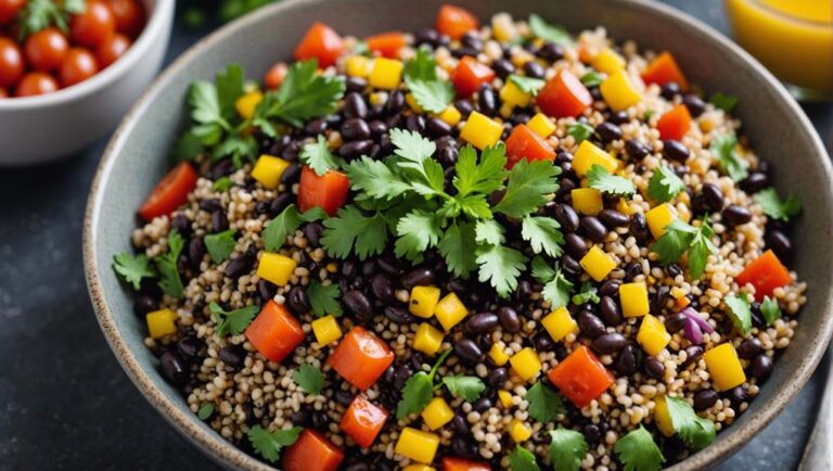 Sous Vide Quinoa and Black Bean Salad