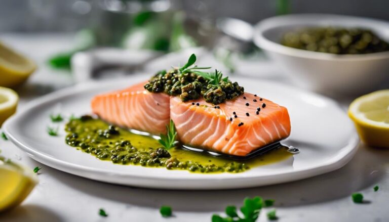 Proverbs’ Sous Vide Salmon With Olive Tapenade