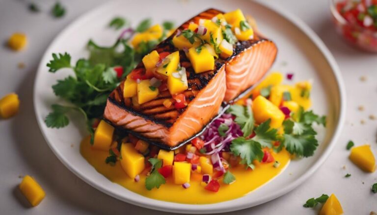 Sous Vide Wild Salmon With Mango Salsa