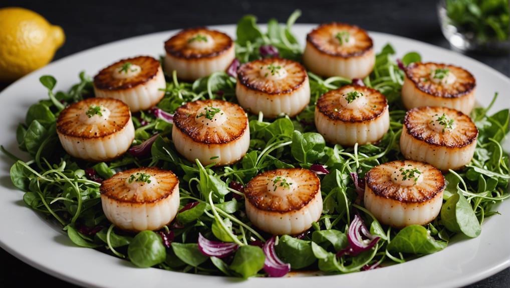 delicious sous vide scallops