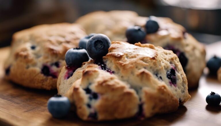 Sous Vide Blueberry Whole Wheat Scones