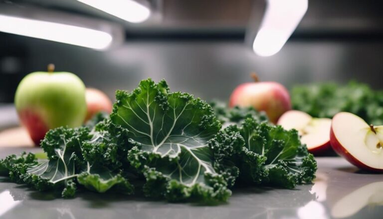 Sous Vide Kale and Apple Chips