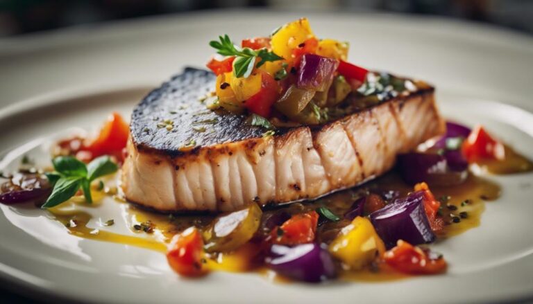 Sous Vide Swordfish Steak With Caponata