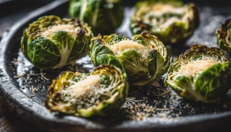 Sous Vide Brussels Sprouts With Parmesan Crust