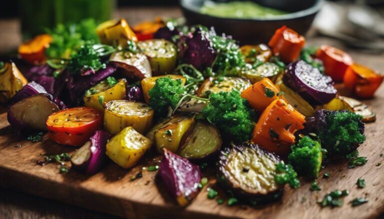 Sous Vide Roasted Vegetable Medley With Herb Dressing