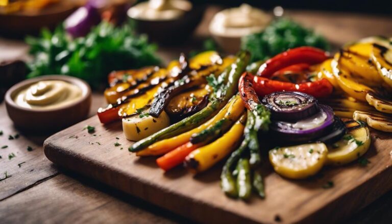 Sous Vide Grilled Vegetable Platter With Hummus