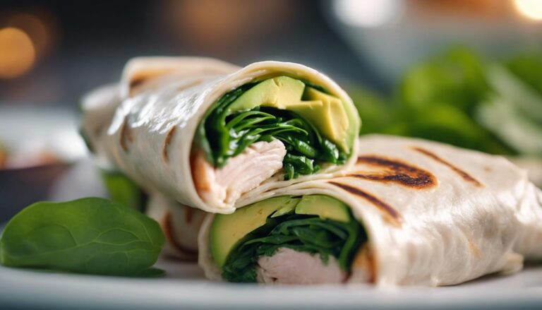 Sous Vide Chicken Wrap With Avocado and Spinach